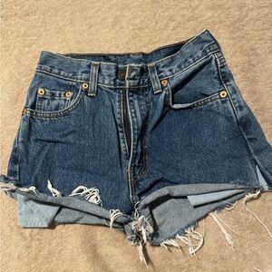 Levi's Classic Blue Jean Shorts